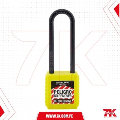 Candado Lock Out X10 Long Dieléctrico Steelpro