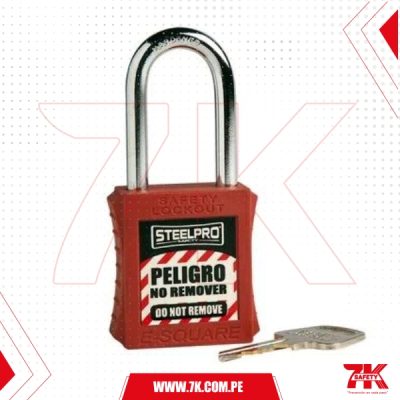 Candado Steelpro X10 Rojo – U