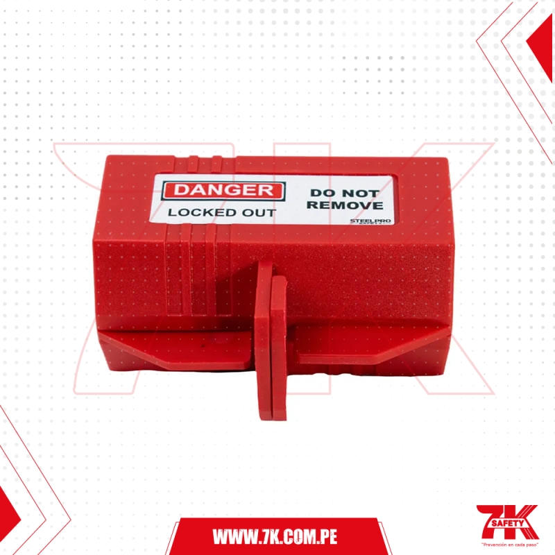 BLOQUEO PARA ENCHUFES ELÉCTRICOS 118X65X65MM (CABLE DIAM. 20MM)