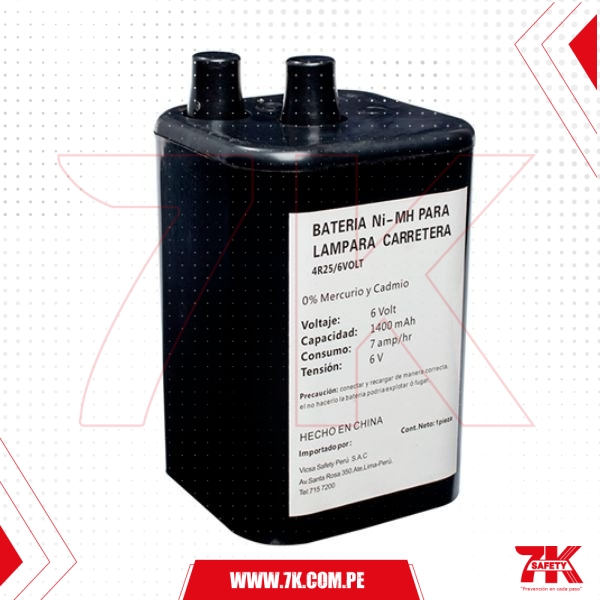 Batería lámpara de señalización
