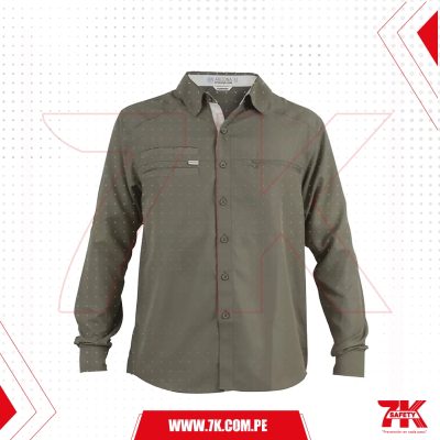Camisa Arizona Hombre Verde Oliva Hard Work