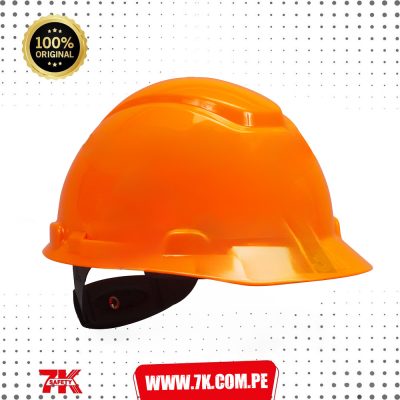 Casco de Seguridad 3M H-701R con Suspensión Ratchet de 4 Puntos​