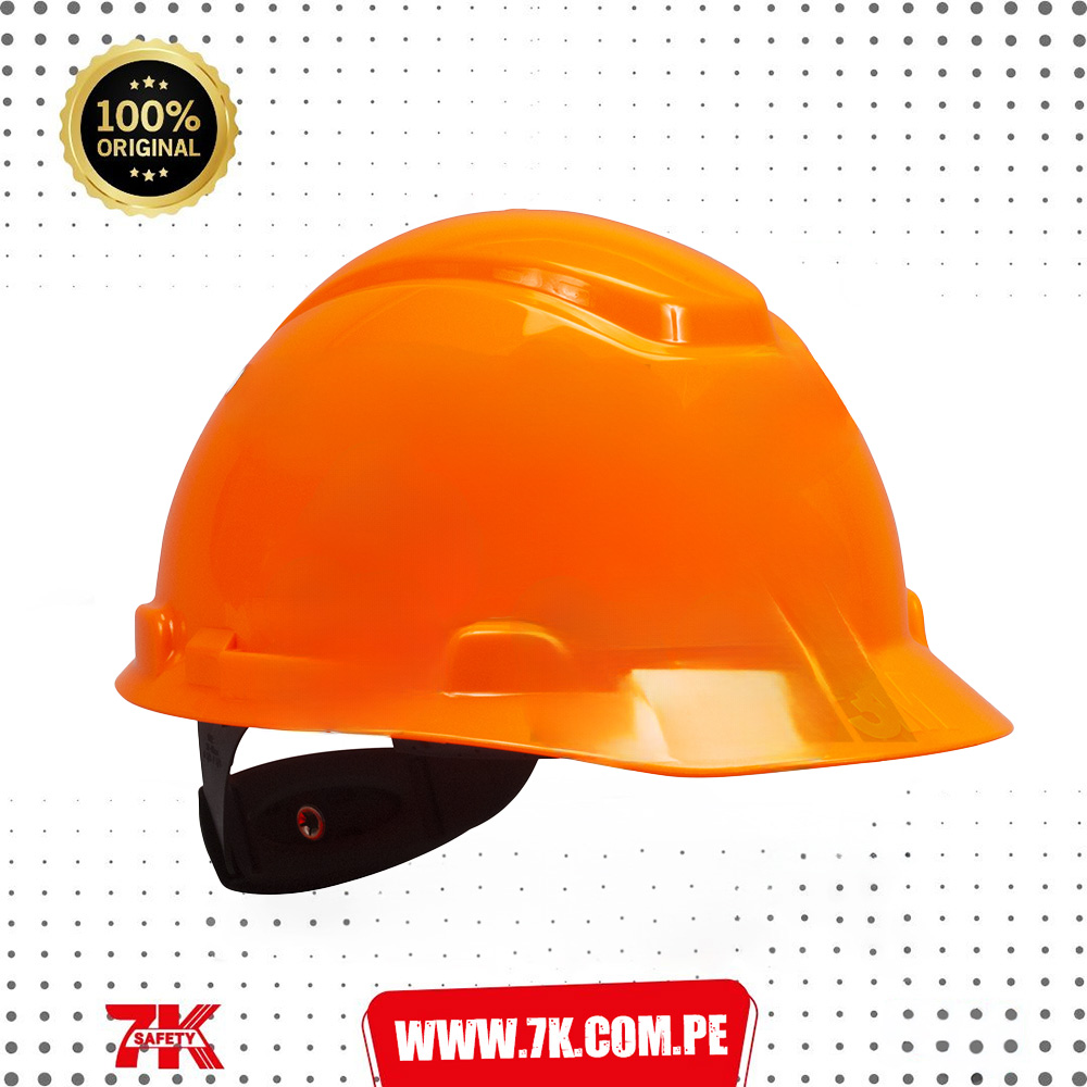 Casco de Seguridad 3M H-701R con Suspensión Ratchet de 4 Puntos