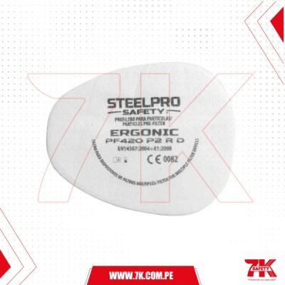 Ergonic Prefiltro PF420 P2 R D (Paq X 10)