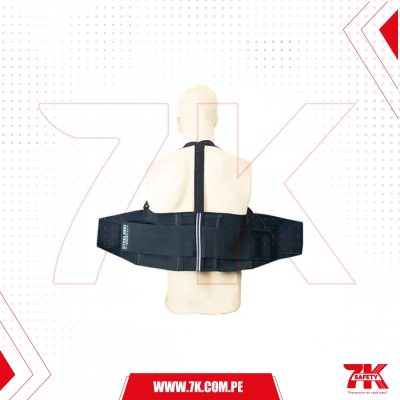 Faja Lumbar C/Suspensor Negro