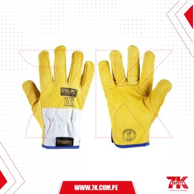 Guante Cuero Driver Steelpro