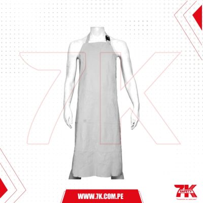 Mandil de PVC Blanco
