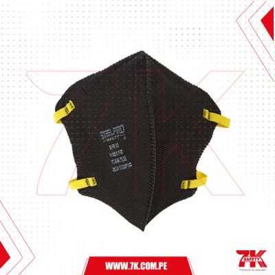 Respirador Descartable N95 M9910 Plegable (50 Un) Negro