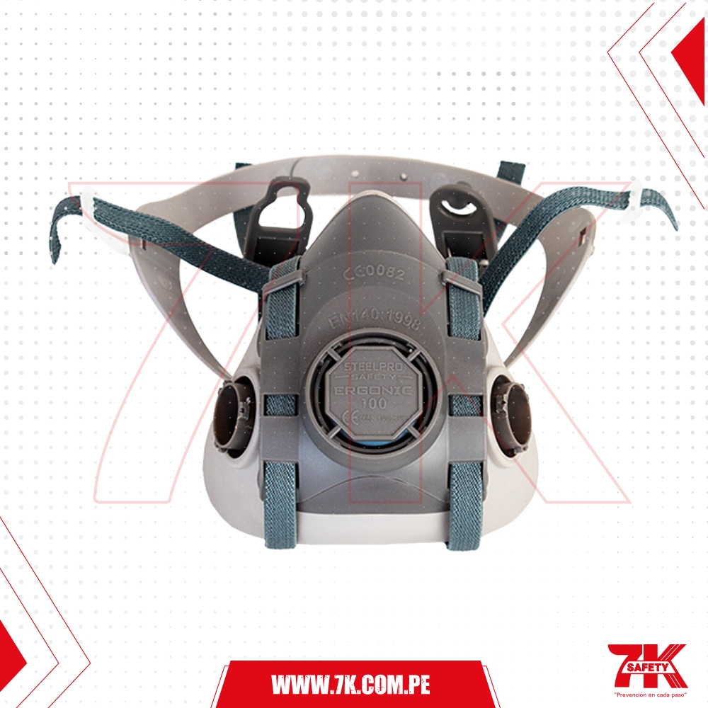 Respirador Ergonic 100 TPR Medio Rostro