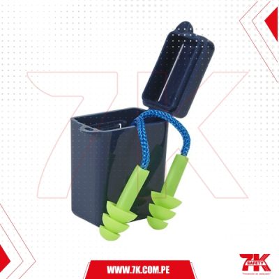 Tapón Auditivo Reutilizable Ep-T06C 26Db (estuche) verde
