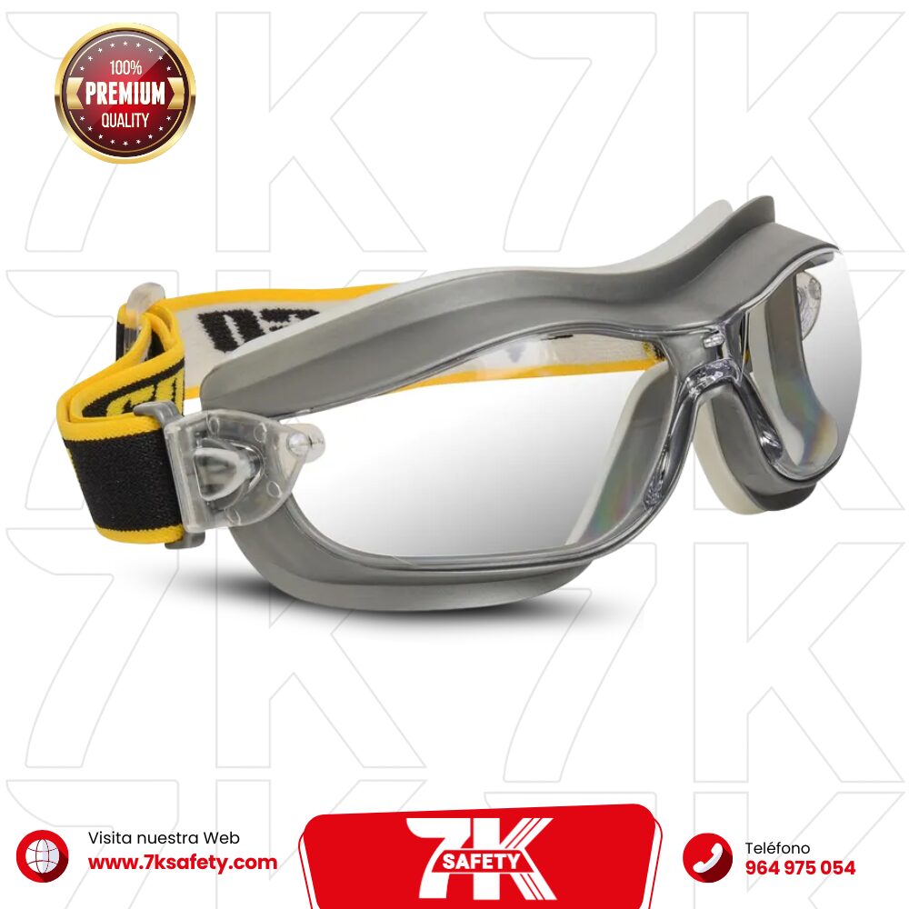 Antiparra K-2 A/F Claro Steelpro | Lente de Protección Industrial Antiempañante y Antirrayas