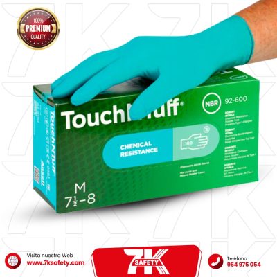 Guantes TouchNTuff 92-600 Ansell de nitrilo desechable