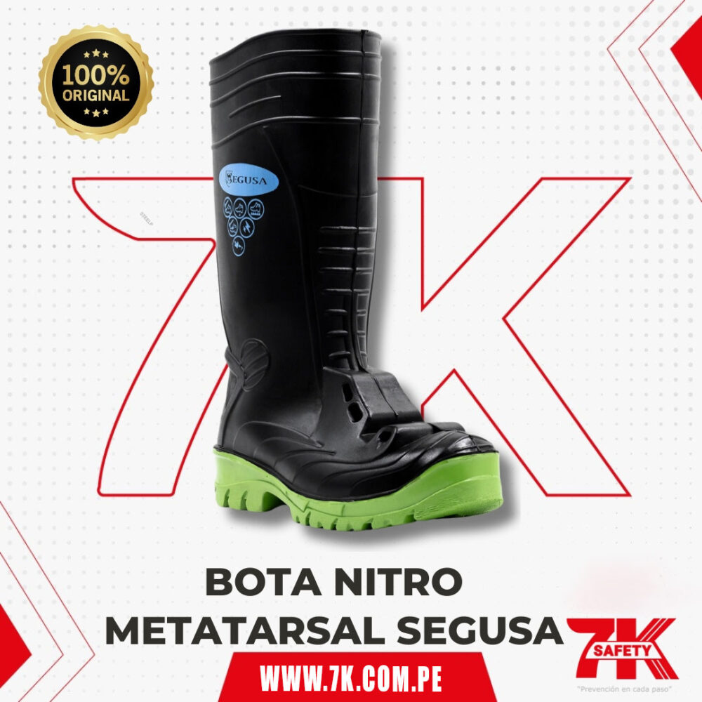 Bota Nitro Metatarsal de Caucho Segusa
