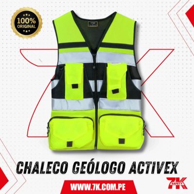 CHALECO GEÓLOGO ACTIVEX MINER AMARILLO
