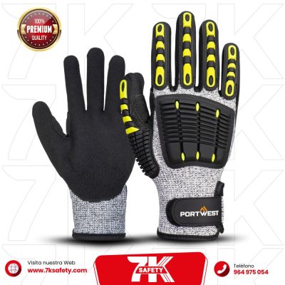 Guante Anti-Impacto A722 Portwest | Guantes de Seguridad Industrial Resistentes a Impactos