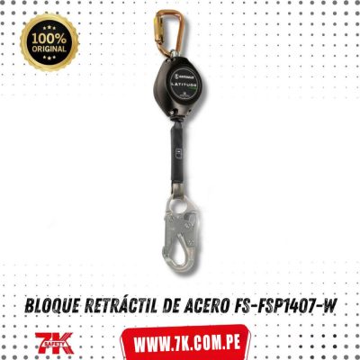 Bloque Retráctil de Acero FS-FSP1407-W Safewaze