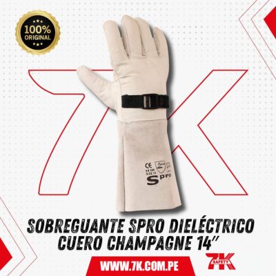 Sobreguante Spro Dieléctrico Cuero Champagne 14″