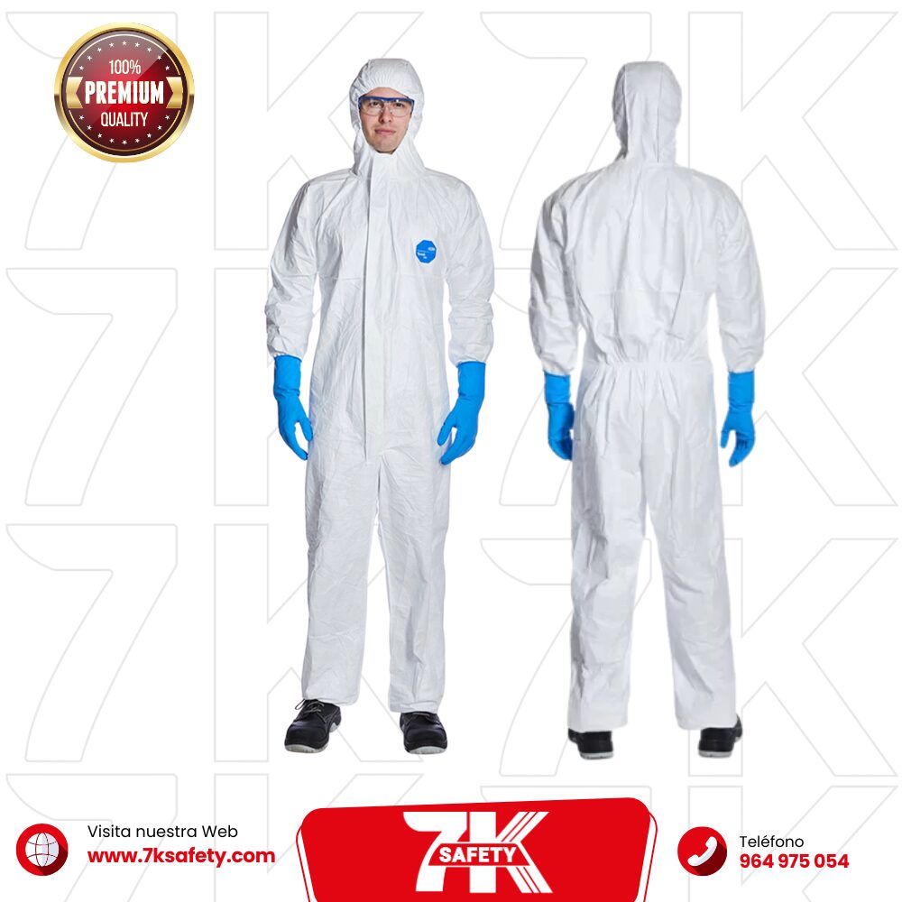 Traje Tyvek 500 DuPont | Overol de Protección Química, Polvo y Aerosoles Líquidos