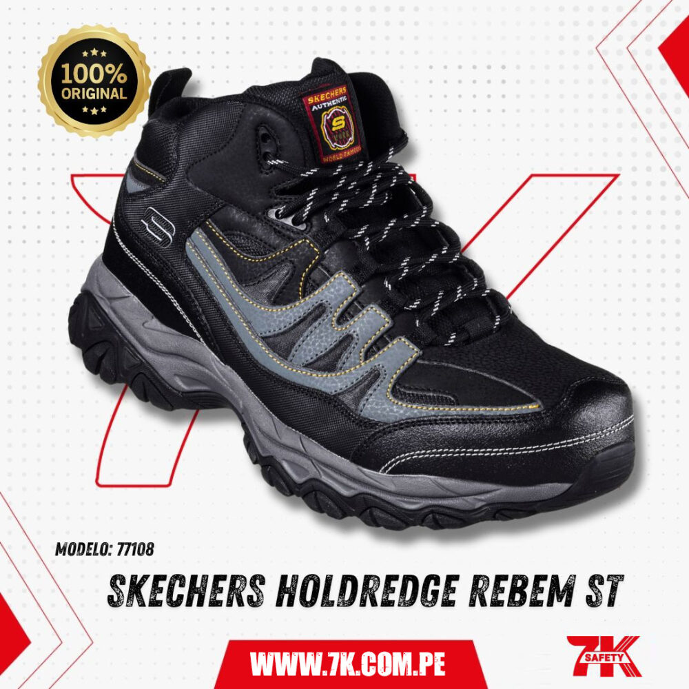 Botín de Seguridad Skechers Work Relaxed Fit Holdredge - Rebem ST