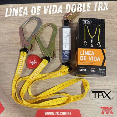 LÍNEA DE VIDA DOBLE TRX CON SHOCK ABSORBER