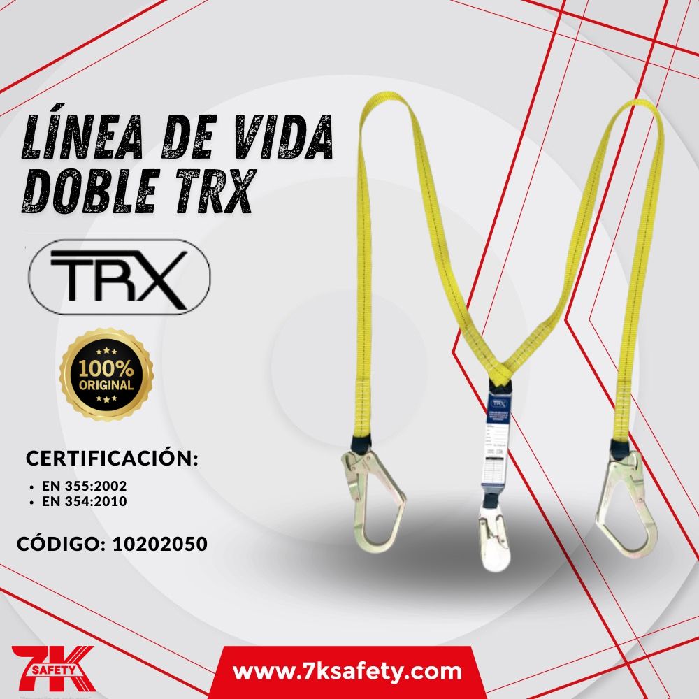 LÍNEA DE VIDA DOBLE TRX CON SHOCK ABSORBER