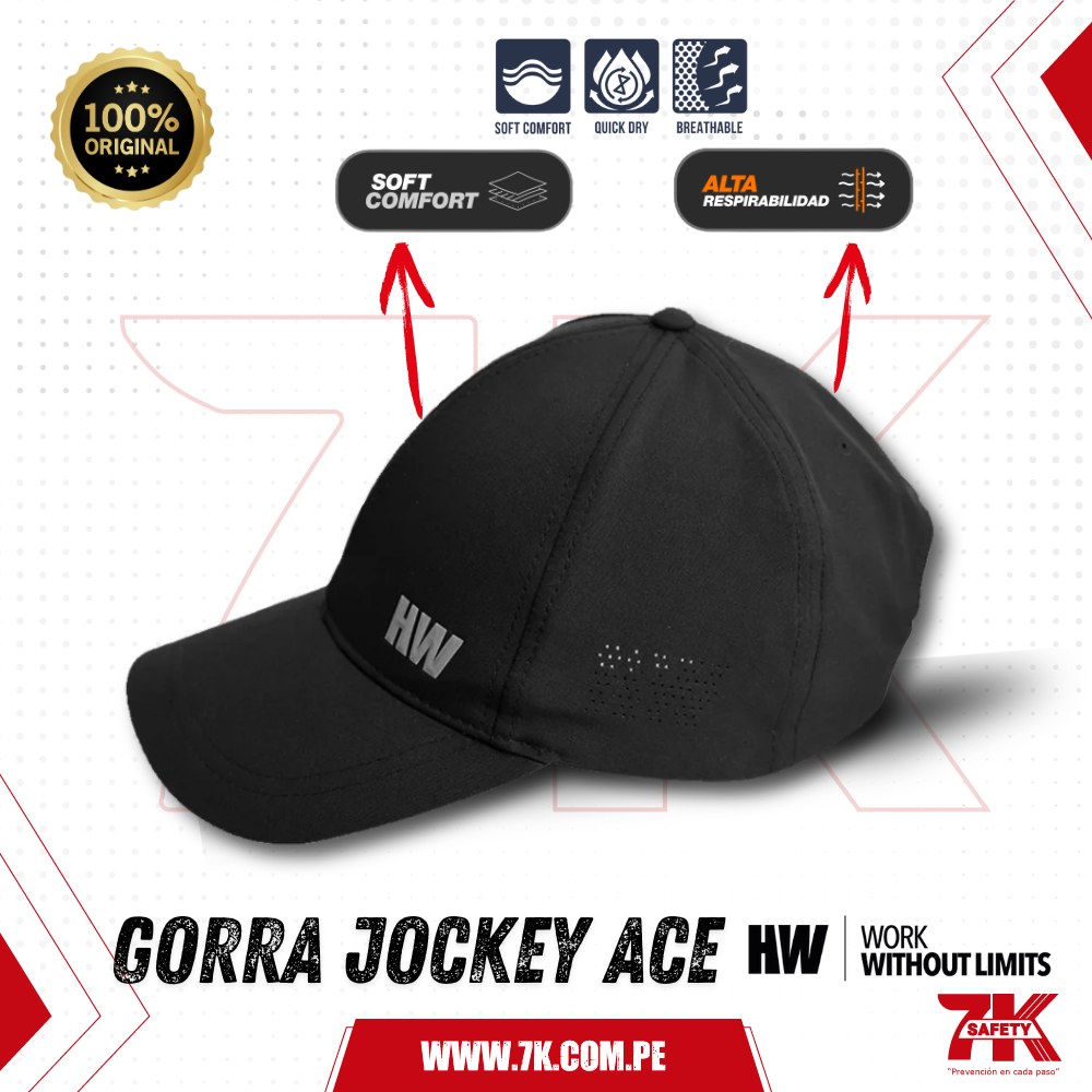 GORRA OCKEY ACE HARDWORK