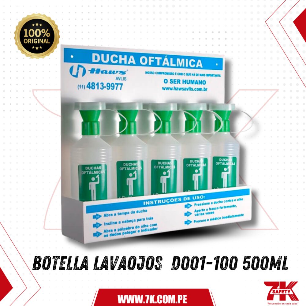 KIT BOTELLA LAVAOJOS D001-100 500ML