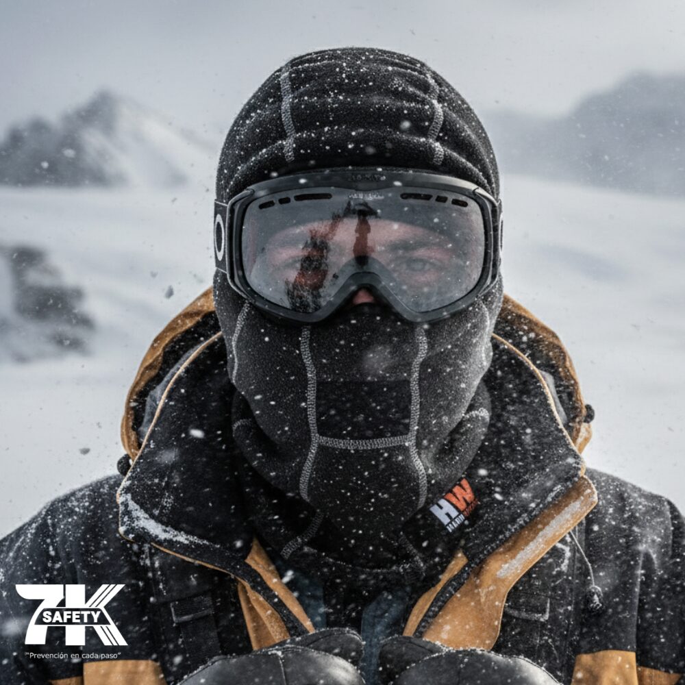 Balaclava Hardword No Wind Negro | Protección Térmica y Contra Viento para Trabajos Industriales