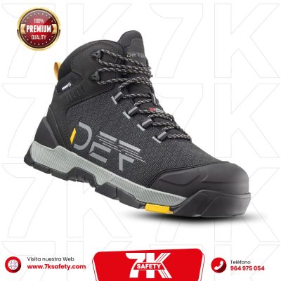 Zapatilla de Seguridad Defender Rock con diseño deportivo, suela antideslizante y alta comodidad para uso industrial.