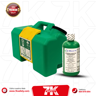 Kit lavaojos Haws Alvis para emergencia ocular industrial