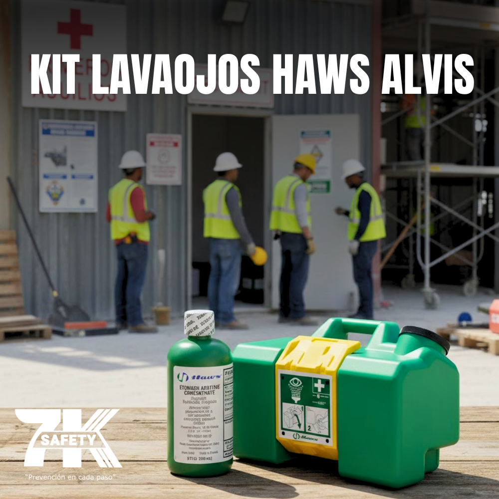 Kit Lavaojos Haws Alvis | Lavaojos Portátil con Solución Bactericida 9082