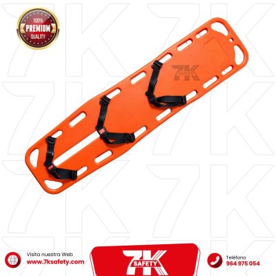 Camilla de PVC Naranja Strongguard para emergencia industrial