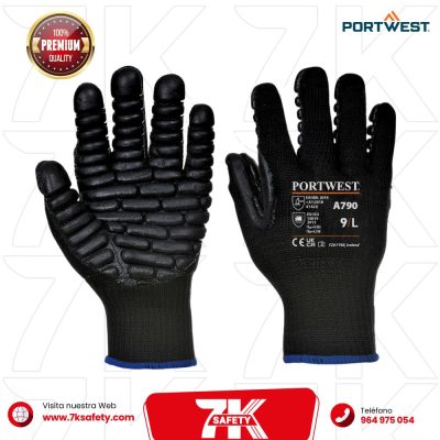 Guante Anti-vibración A790 Portwest para uso industrial