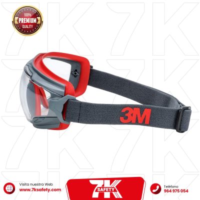 Lentes Goggle Gear 500 3M para protección ocular industrial