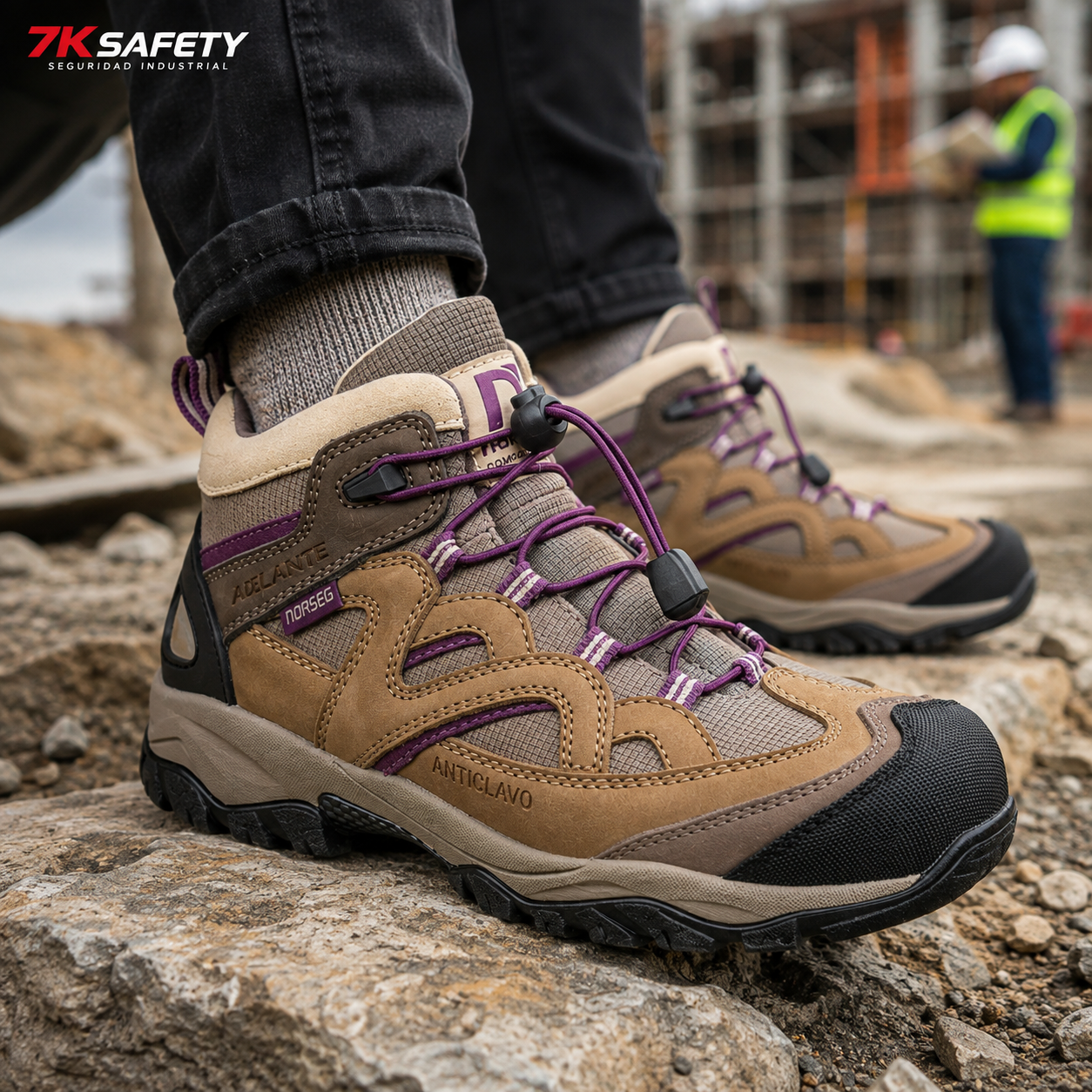 Zapato de Seguridad Cuero Nobuck Katrina