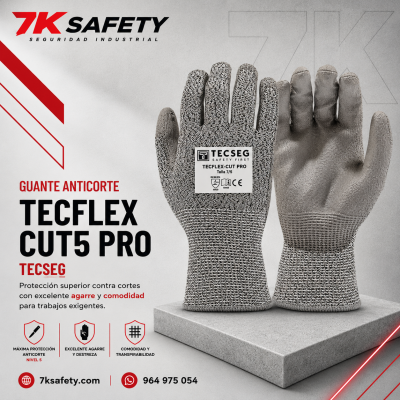 Guante Anticorte TECFLEX Cut Pro Tecseg nivel C